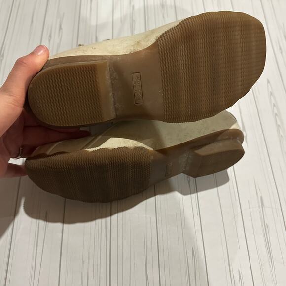 Womens Sperry Top-Sider Saltwater Canvas Rain Boots Oat/Gold Waterproof Rubber - Picture 6 of 8